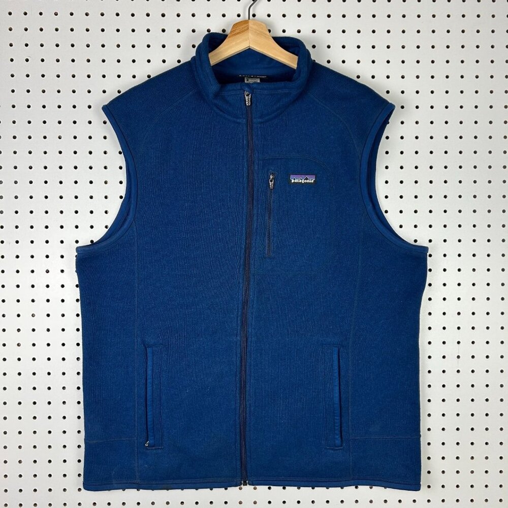 Patagonia Better Sweater Men's XL Blue Full Zip 25880 FA12 Outdoor Hiking Tech